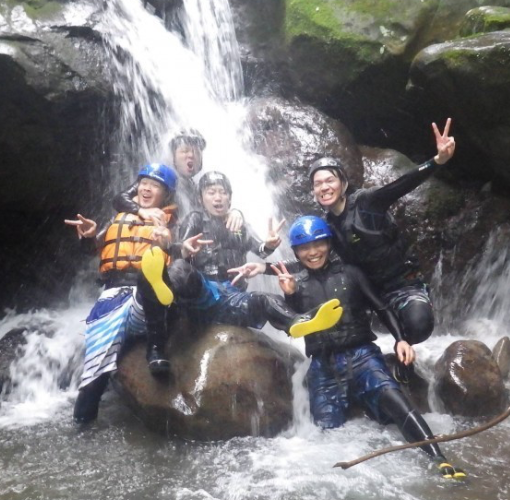 キャニオニング・シャワークライミングイメージ